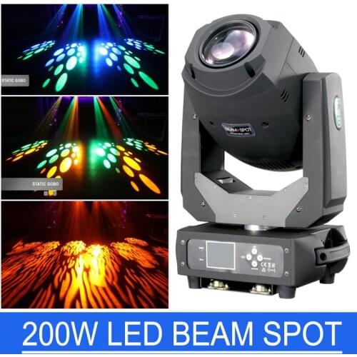New spot beam effect 2in1 200w moving head stage lighting equipment party disco lights