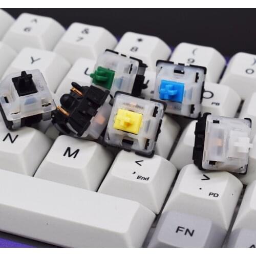 Original Gateron Switch KS3 Mechanical Axis for Mechanical Keyboard Black Red Brown Blue Green Yellow 5pins Fit GK61 GH60