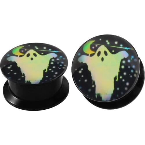 Octopus Ear Plug And Tunnel Ear Gauges Stretcher Expande Saddle Plug Piercing 00g tunnels 2g earrings custom plugs acrylic screw