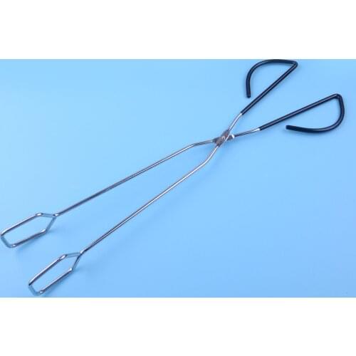 Popular Stainless Steel Kitchen BBQ Food Cooking Scissors Tongs Buffet Pliers Anti Heat Barbecue Clip Clamp