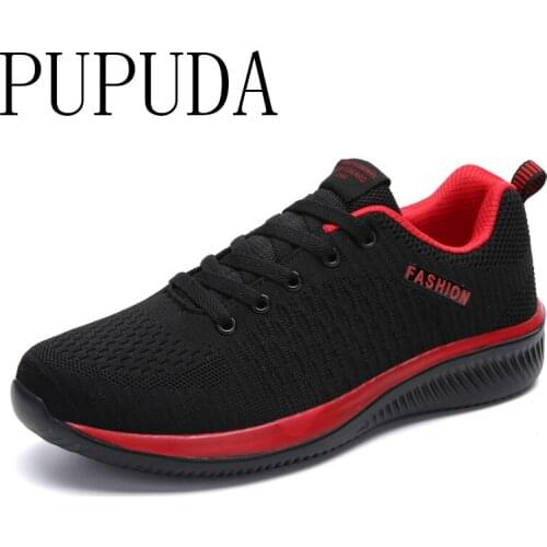 PUPUDA Sneakers Men Winter Breathable Casual Shoes Men Trend Sport Shoes Men Plus Size 46 Shoes Male Autumn Comfy Jogging Shoes