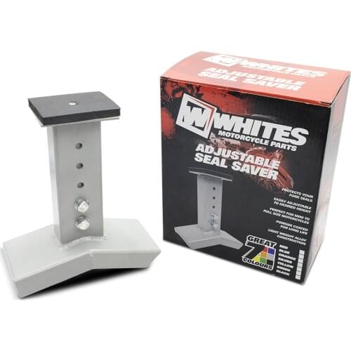 MTX DISC PP-2860-S Motorcycle Dirt Bike Brace Adjustable Fork Support Suspension Seal Saver Transportation Protection Silver