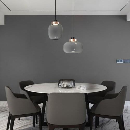 Nordic designer glass bedroom bedside small chandelier minimalist modern restaurant bar desk creative decorative chandelier