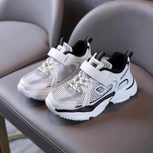 Girls Sports Shoes Autumn New Childrens Double Net Breathable Big Kids Students Pink Wild Childrens Shoes Casual 32-37