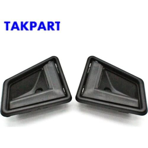 TAKPART New Interior Door Handle for Suzuki Sidekick Black Front left / right 1989-1998 83110-56B01, 83130-56B01
