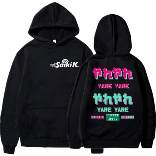 Disastrous Life Of Saiki K. Saiki Kusuo Man Hoodies Mens Anime Clothing Brand Hoodie Men Saiki K Kusuo Funny Hoodies
