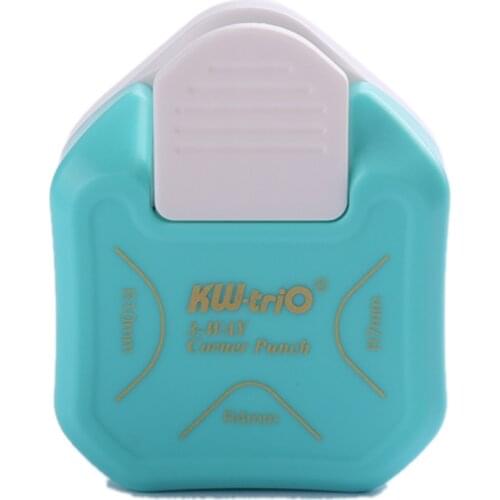 KW-TRIO 4mm 7mm 10mm Corner Rounder Border Punch Corner Punch Scrapbooking for DIY Handmade Crafts