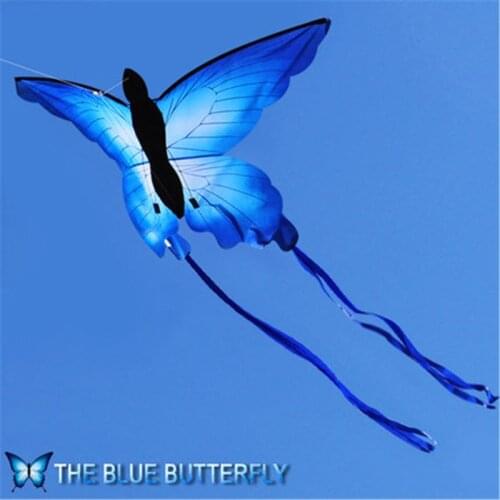 2020 New So Beautiful Blue Butterfly Kite Outdoor Fun Kite With 30m Line Kids Toy Summer Sports