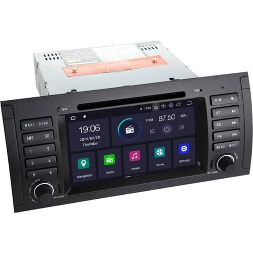 4+64G DVD Sat Navigator radio android 9.0 for BMW 5 Series E39 X5 E53 E38 GPS Bluetooth 4G mp3/mp4 player
