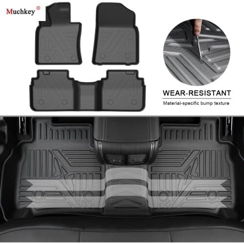 Car Floor Mats For Toyota Avalon 2019-2021 TPE Non-Slip Foot Pad Waterproof Rubber Carpets Auto Automobile Interior Accessories