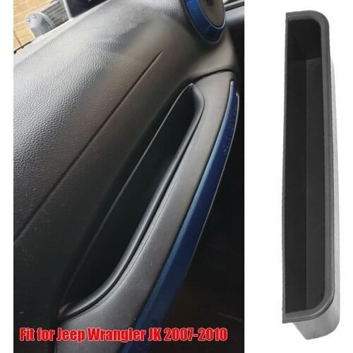 Car Stowing Tidying Grab Tray Passenger Storage Tray Organizer Grab Handle Storage Box Fit for Jeep Wrangler JK 2007-2010