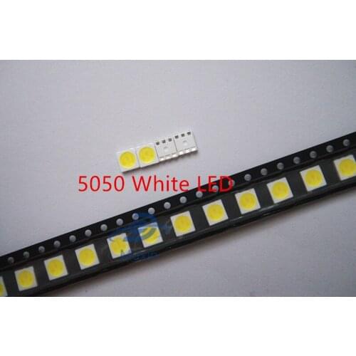 Free shipping 500pcs/lot SMD 5050 LED Chips Warm White/White LED 5050 chip LED 5050 Diodes 12-15lm for LED Light Lamp Lighting