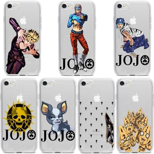 JOJO’S BIZARRE ADVENTURE OVER HEAVEN JoJo Anime Case For Funda Iphone 11 11pro 11promax Xr Xs Max X 6 7 8 Plus SE 5 Back Cover