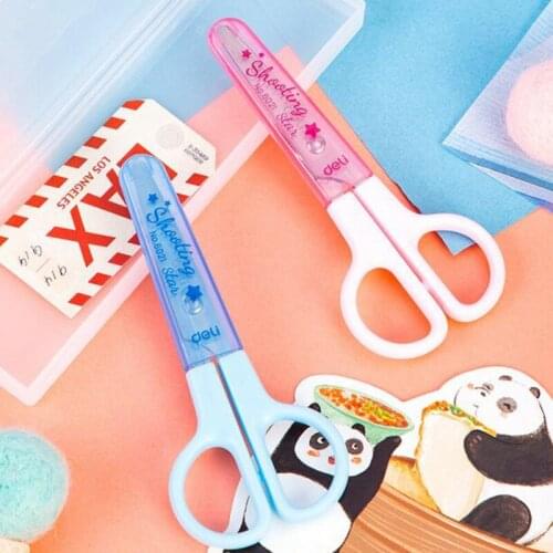 DIY Creative Scissors Kids Safety School Scissors Craft Cutter Paper Scrapbook Cutting Scissors Thinning Lace Diary Handmade