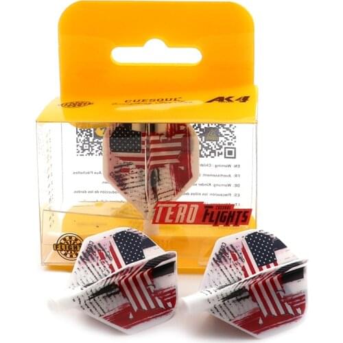 CUESOUL AK4 Dart Flights Standard Shape-American Flag Design