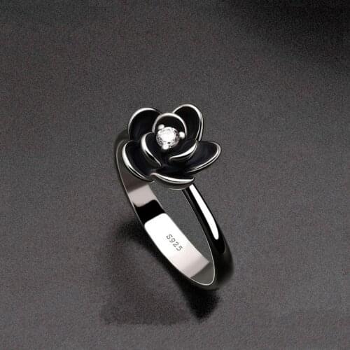 Flower Rings Women Wedding Bands Fashion Jewelry Accessories 2019 Finger Decorations Female Party Gifts Rings for Woman Jewelry