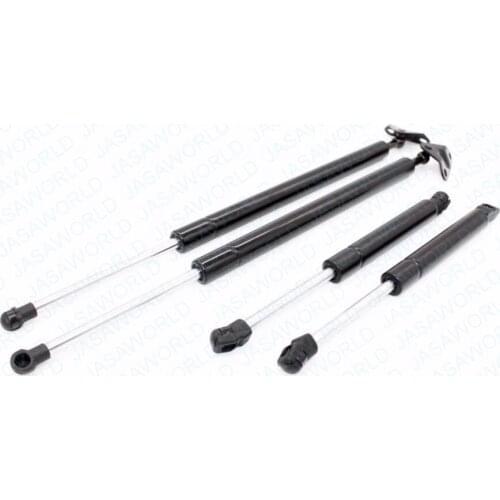 Set of 4pcs Gas Spring Lift Supports Shock Strut Arm Charded For Lexus LX470 Toyota Land Cruiser Front Hood & Rear Liftgate