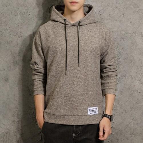 Korea Autumn Spring 2020 Hoodie Sweatshirt Mens Hip Hop Punk Pullover Streetwear Casual Clothes Plus Asian Size M-4XL