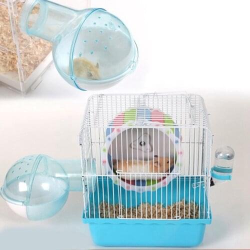 Mini Round External Bathroom for Pet Hamster Cage Travel Warm Bags Cages Guinea Pig Carry Pouch for chihuahua cat accessories