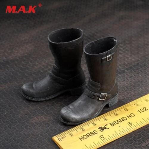 1/6th scale male man figure shoes terminator 2 T2 Arnold T800 boots model for 12" body figures accessories