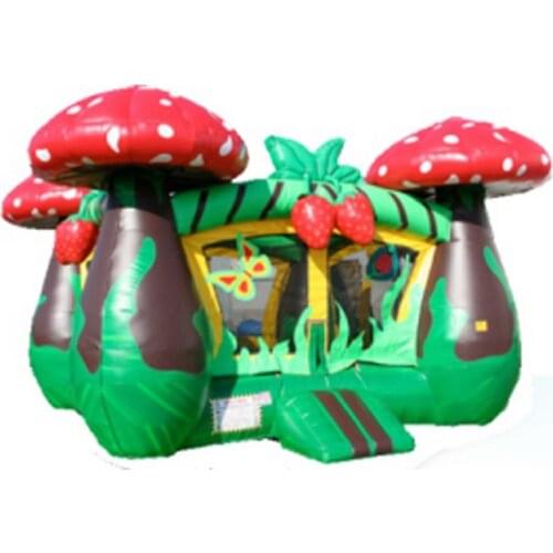 PVC Inflatable jumping Castle Jumper Trampoline Inflatable Bouncer Lovely Mushroom House