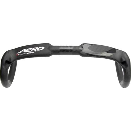 Ullicyc AERO Series R Glue Logo Sticker 3K Matte Full Carbon Fiber Road Handlebar Bent Bar Internal Routing Road Handlebars