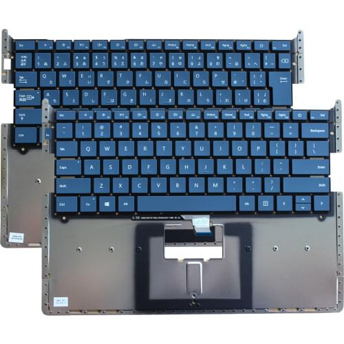 New US/Japanese Blue Laptop keyboard for Microsoft Surface Laptop 1 2 1769 1782 13.5 inchTested well