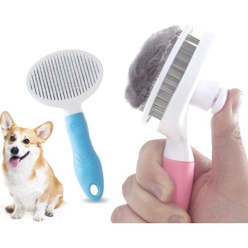 Pet Comb for Dogs Grooming Supplies Tool Stainless Steel Cat Dog Hair Brush Puppy Hair Removal Dog Shedding Comb