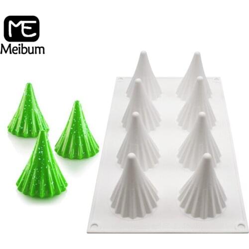 Silicone Molds Cake Christmas Tree Mousse Mould Chocolate Fondant Baking Tools Skirt Dessert Form Pastry Decorating Bakeware