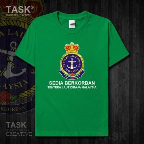 Navy Malaysia Malaysian Malaya MY MYS Army Tactical Military mens t shirt new Tops Short sleeve country sports cotton summer 01