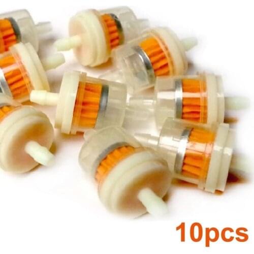 Universal 10 pcs Fuel Filter For Lawn Mower Motorcycle 4-stroke Engine