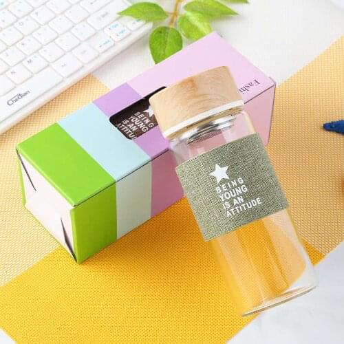 400ml High Quality Portable Business Cup Idea Tumbler Glass Mug Tea Filter Office Coffee Jug Juice Kettle Water Bottle