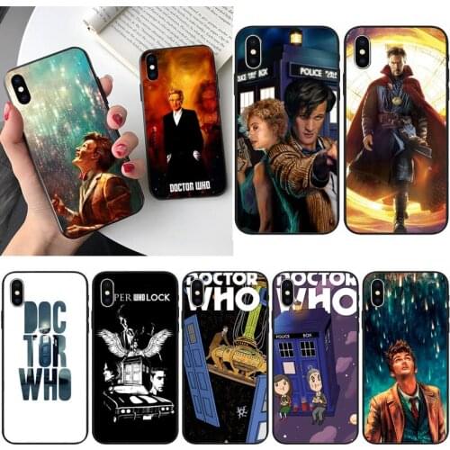XSPING Tardis Box Doctor Who Phone Case For iPhone 12 Mini 11 Pro XS Max X XR 7 8 Plus