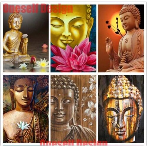 2021 5d diamond painting full square Buddha diy diamond mosaic sale diamond embroidery full Buddha diy frame Christmas gifts