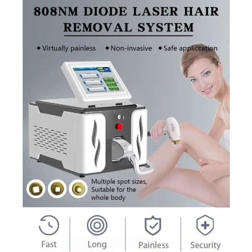 2020 Newest 755nm 808nm 1064nm 3 Wavelength 808nm Diode Laser 808nm laser Hair Removal Machine for salon