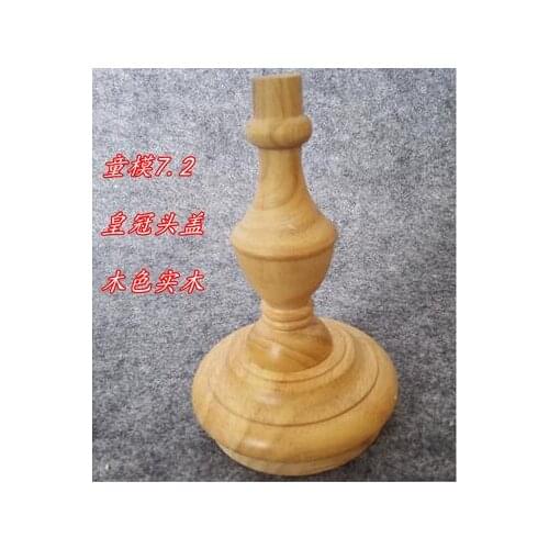 7.2cm yellow Half body model props child mannequins stereo cutting clothing store solid wood crown head cover accessories A402