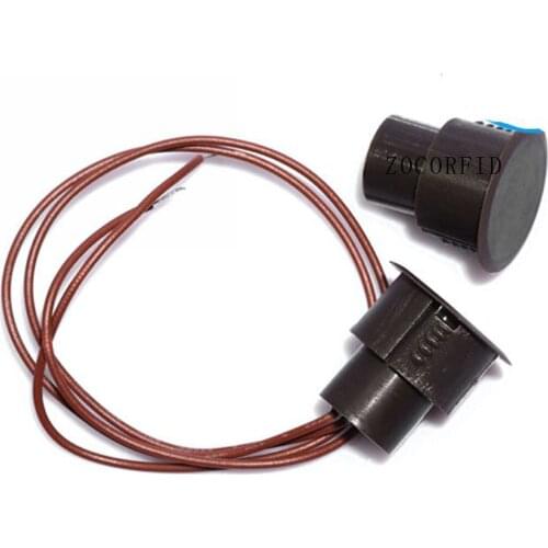 Free shipping (10 pairs) Wired Magnetic Switch Door Open Alarm Concealed installation NC type Output Ma