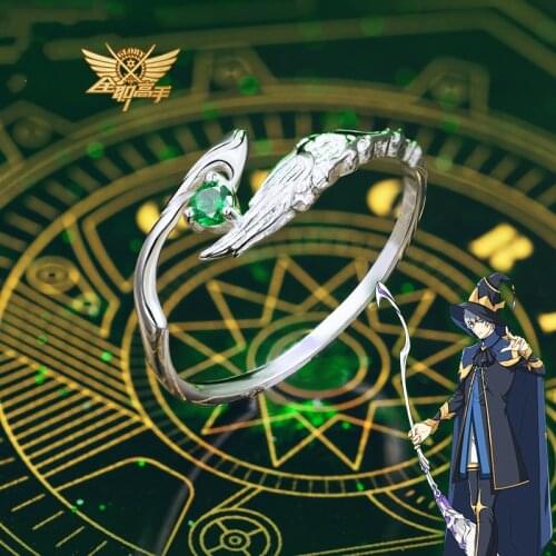 Kings Avatar Ring Sliver S925 Sterling Anime Role Wang Jiexi Huang Shaotian Ye Xiu Han Wenqing cartoon