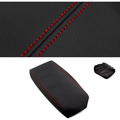 For Dodge Charger 2008 2009 2010 Microfiber Leather Car Interior Center Control Armrest Box Cover Sticker Trim