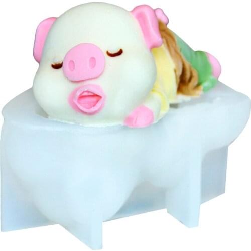 Facemile 3D Big Pig Shape Silicone Fondant Cake Molds Chocolate Mould Baking Tools Cake Decorating Tools