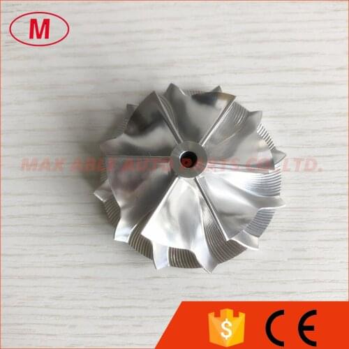 K04 6+6 blades 47.15/58.65mm High performance Turbocharger Billet/milling/aluminum 2618 compressor wheel