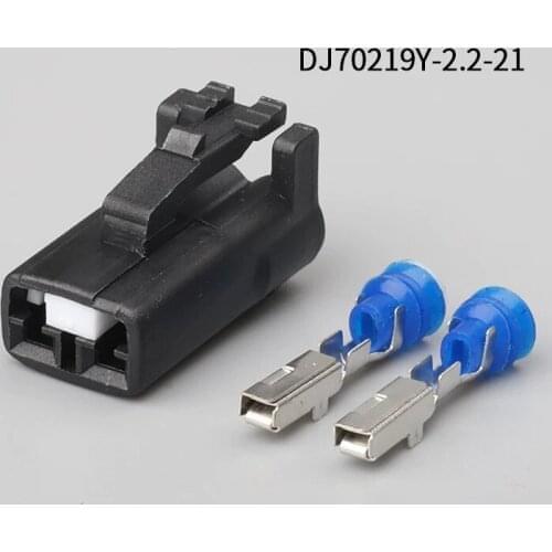 500SETS DJ70219Y-2.2-21 2.2mm 2Pin AMP Car Electrical Wire Connectors for VW,BMW,Honda,Toyota,NISSAN AND other models