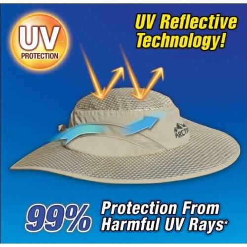 NEW Summer Mens Women Arctic Breathable Sun Hat Bucket Fishing Hiking Cap Wide Brim UV Protection Hat