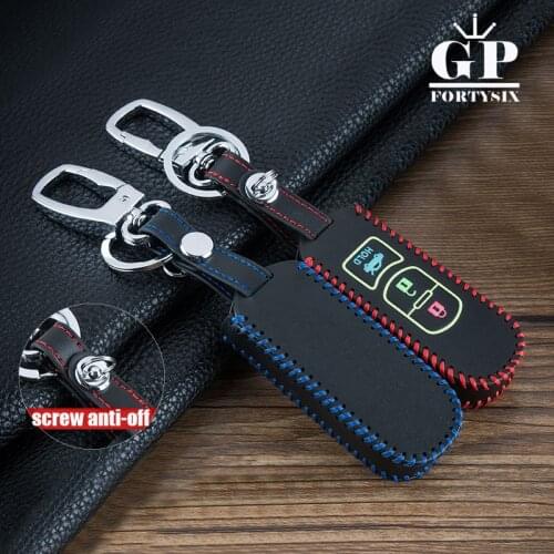LuminousLeather Car Key Fob Cover Case Bag For Mazda 3 2 Mazda 6 Axela CX-5 CX5 CX-7 CX7 CX-9 RX8 2014 2015 2016 Car Accessories