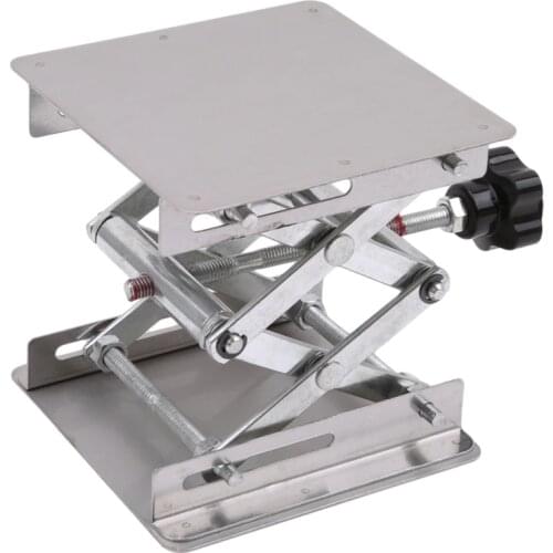 200x200mm Aluminum Router Table Woodworking Engraving Lab Lifting Stand Rack Platform Woodworking Benches