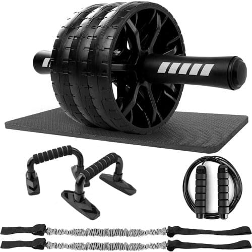 Push Up Stand Bar Resistance Bands Abdomen Wheel Skipping Rope Strength Exercise Home Gym Fitness Muscle Coach