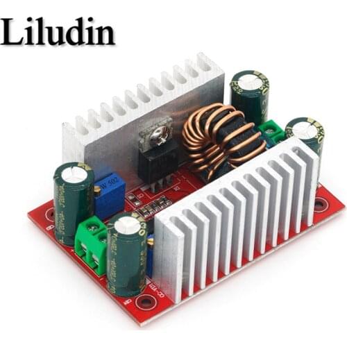 DC 400W 15A Step-up Boost Converter Constant Current Power Supply LED Driver 8.5-50V to 10-60V Voltage Charger Step Up Module