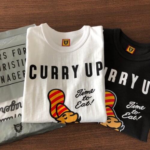 Humanmade Curry chefs head slubby cotton crew neck Human Made Short Sleeve Tee Shirt