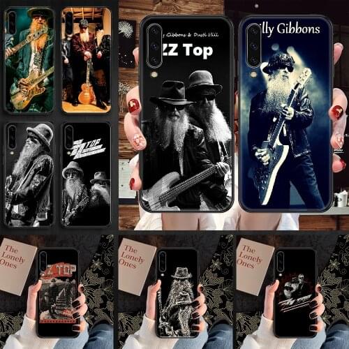Dusty Hill ZZ Top Phone case For Samsung Galaxy A 3 5 7 8 10 20 21 30 40 50 51 70 71 E S 2016 2018 4G black tpu shell silicone