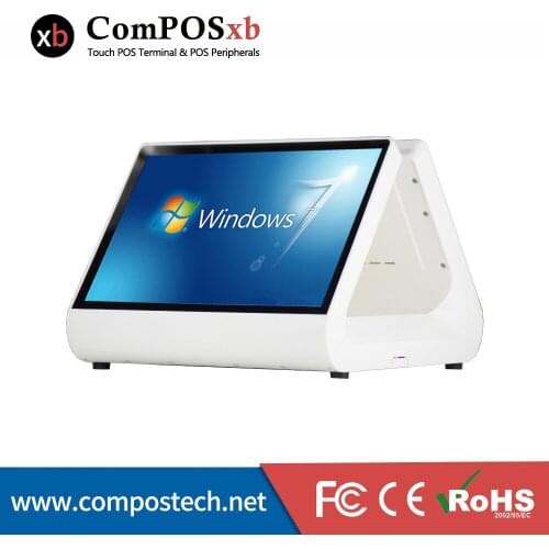 Windows 12"12" capacitive touch pos machine//cash register terminal system